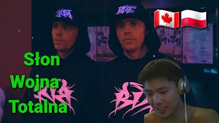 Słoń  Wojna Totalna  Prod Chris Carson ONE SHOT VIDEO  REACTION Reacting To Polish Rap KOZAK [upl. by Platt]