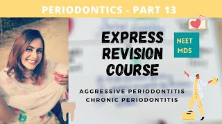 express revision  periodontics part 13 [upl. by Alliuqaj]