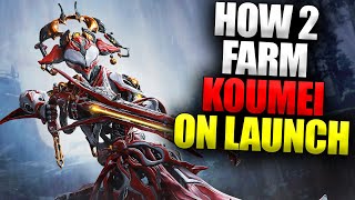 How To Farm Koumei On Release Of Koumei amp The Five Fates Warframe Hunters Pre Guide [upl. by Courtnay]