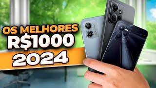 CELULAR CUSTO BENEFÍCIO 2024 7 Melhores Celulares ATÉ 1000 REAIS para CHAMAR DE SEU HOJE 📱 [upl. by Asta526]