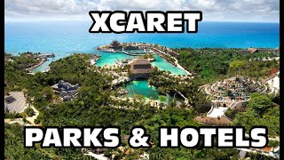 Xcaret hotels and parks explained and tour 2022 [upl. by Allenotna722]