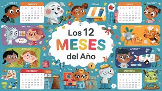 ¡Aprende Los Meses del Año Jugando 🌞🎉 Canción Infantil con Sonidos Divertidos  Canta y Juega [upl. by Elizabeth638]