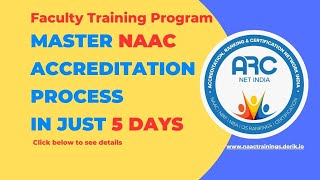 Master NAAC Accreditation and Documentation Process in just 5 Days [upl. by Ahsieyt]