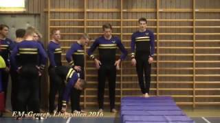 Herrar Tumbling Genrep Teamgym 2016 Truppgymnastik [upl. by Heinrick]