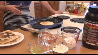 Recipe for Adding Protein to Pancakes  Mens Health [upl. by Ecyac]