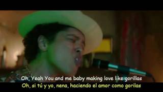 Bruno Mars  Gorilla Lyrics amp Sub Español Official Video [upl. by Rayburn]