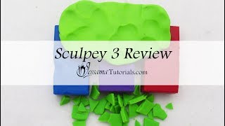 Polymer Clay Review Sculpey Three Review [upl. by Ai]