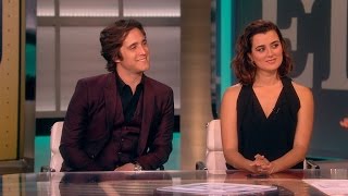 Dovekeepers Stars Cote de Pablo amp Diego Boneta Talk Steamy Sensual Scenes [upl. by Jonina327]