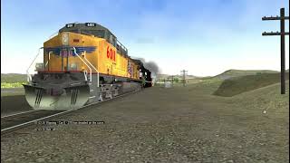 ORTS Fast UP C44ACCTE 6011 EB ILBNS23 With A NS Unit At Helper UT [upl. by Kingsly141]