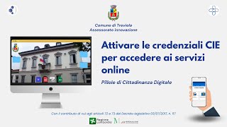 Attivare le credenziali CIE per accedere ai servizi online [upl. by Okime]