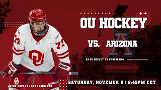 Arizona Wildcats  Oklahoma Sooners ACHA Hockey 1122024 [upl. by Akemyt]