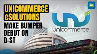 SoftBankBacked Unicommerce Esolutions Shares Surge 117 On Debut Trade [upl. by Ormond]