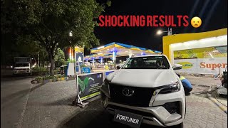 FORTUNER FACELIFT 4X4 MILEAGE TEST [upl. by Sofie]