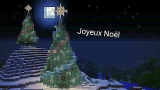 Minecraft tuto  Sapin de Noël [upl. by Ennis]