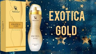 Ramsons exotica gold perfume review [upl. by Aisinut]