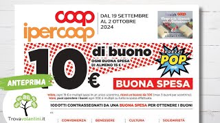 NUOVO VOLANTINO COOP dal 1909 al 0210 anteprima [upl. by Atauqal]