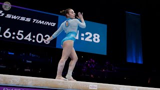 Angela Andreoli ITA  BB  Podium Training  2023 World Championships Antwerp [upl. by Rehpotsrik55]