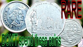 Riches In your pocket Most Valuable Canadian amp Australian coins please Do Not Sell these Coins [upl. by Blanche]