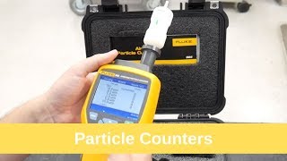 Air Particle Counting Using Fluke 985 Particle Counter [upl. by Adne]