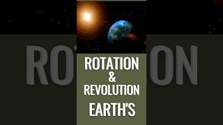 Difference Between Earths Rotation 🪐and Revolution🌀 Speed [upl. by Ijat]