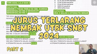 STRATEGI TERBARU NEMBAK JAWABAN UTBK SNBT 2024  PART 2 [upl. by Suk375]