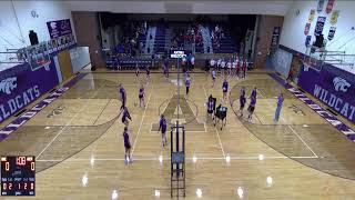 Amherst High School vs Pleasanton High School Womens Varsity Volleyball [upl. by Nolubez]