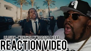 Lil Durk  Went Hollywood For A Year REACTION [upl. by Rtoip]