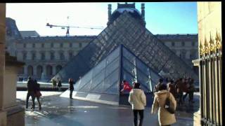 The Louvre Pyramid and Cour carrée [upl. by Nosneb665]