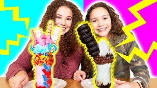 Haschak Sister vs Haschak Sister ULTIMATE Milkshake Challenge [upl. by Ghiselin]