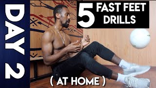 5 EASY WAYS TO GET FAST FEET AT HOME  lazy skills [upl. by Namaan]