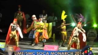 Luni Spark amp Electrify  quotNo Mercyquot Winning Performance  Grenada Soca Monarch Finals 2014 [upl. by Craig]