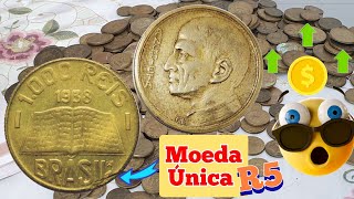 APENAS 1 MODELO Moeda 1000 RÉIS ano 1938 ANCHIETAvalores atualizados de catálogo [upl. by Timmi332]