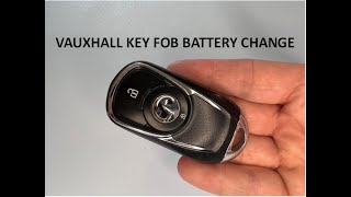 Vauxhall Astra Insignia Key Fob Battery Replacement [upl. by Gwenora]