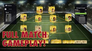 FIFA 15 Ultimate Team Full Match w BPL Squad feat Aguero Costa Toure amp MORE  HD [upl. by Nannahs]