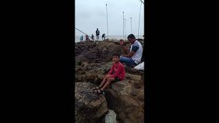 fishing mumbai madh fort malad fish fishing beach [upl. by Sajet]