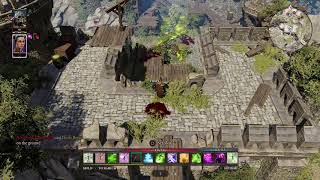 Divinity Original Sin 2  DE  Act 2  Castle Ruins Battle Tactician  PS4 [upl. by Suruat]