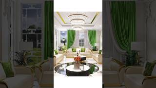 Green and white living room livingroom pakistan 14august shortsfeed interiordesign [upl. by Aselehc]