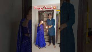 Happy Diwali 🪔❤️ Brothersister love  tiyaa  shubham trending diwali diwalispecial [upl. by Amoihc]