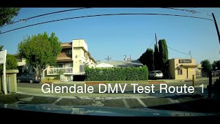 TEST ROUTE 1 Glendale DMV 20222023  Behind The Wheel Drivers License Tip [upl. by Ataliah]