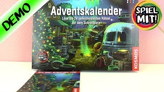 Drei Fragezeichen Adventskalender 2017  Wir öffnen alle 24 Türchen  Fall lösen  Detektivzubehör [upl. by Nabois]