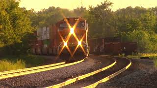 Eastbound BNSF SLBELPC2 Cruises Thru La Platta Missouri on the Marceline Subdivision [upl. by Aleciram]