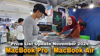 MacBook Pro Series  MacBook Air Series Price List Update November 2024 [upl. by Yenoh]