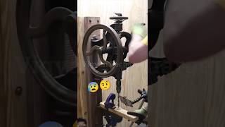 Drilling macnine in 1890s  diy woodworking machine tools physics science VigyanRecharge [upl. by Hasile]