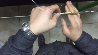 턴버클 안전결선 복선식Turnbuckle safety wiring Double Wrap method [upl. by Heigho212]