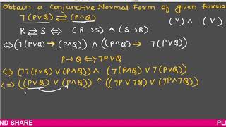 Example of Conjunctive Normal FormCNF  Discrete Mathematics [upl. by Gauntlett]