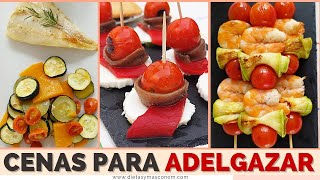 Cenas Saludables para Bajar de peso  Cenas Ligeras para Adelgazar √ [upl. by Nabois]