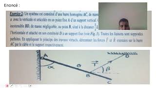 Mécanique Analytique SMP S5 quot Le Principe des Travaux virtuels quot [upl. by Hanyaz69]