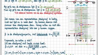 vwo AC 26 A Betrouwbaarheidsintervallen voor populatieproportie 22 [upl. by Cutcliffe]