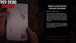 RED DEAD ONLINE  LA DÉCOUVERTE DHARRIET  ETUDES SUR LE VITALISME [upl. by Feerahs]