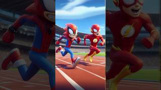 Evolution of SpiderMan ❤ Avengers Evolution Spiderman sonic theflash shorts [upl. by Nonnel113]